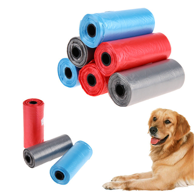 90Pcs/6 Roll Pet Dog Poop Bags