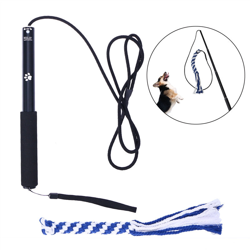 Interactive Dog Toys Extendable Flirt Pole