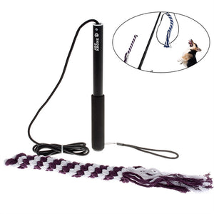 Interactive Dog Toys Extendable Flirt Pole